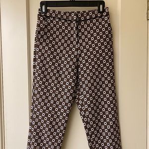Topshop Petite Geographic Cigarette Pants